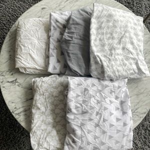 6 sets of crib sheets